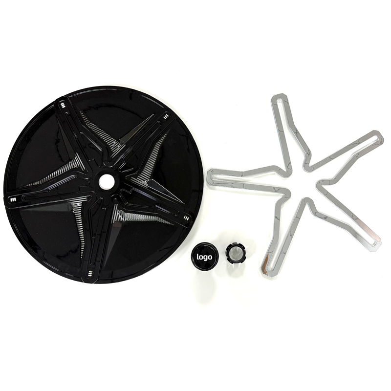 2019-2025 Model Y (19-inch Wheels) with matte Black and Silver