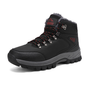 Chaussures de <span class=keywords><strong>randonnée</strong></span> CE Factory JINJIANG Make Your Design bottes en peluche pour hommes haute qualité ODM bas quantité minimale de commande chaussures de plein air fourrure <span class=keywords><strong>hiver</strong></span> 2025 - Product Image 1