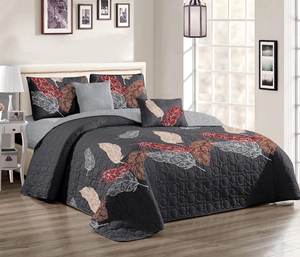 2022 nouveau Style couvre-<span class=keywords><strong>lit</strong></span> floral au <span class=keywords><strong>crochet</strong></span> pour <span class=keywords><strong>lit</strong></span> Double ensemble de couette en microfibre avec Offre Spéciale 4 pièces - Product Image 3