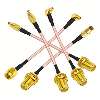 Câble coaxial RF personnalisé SMA BNC TNC UHF N Type pour antenne Wi-Fi, rallonge de câblage, alimentation, RG174 RG316 RG58 RG400