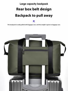 Sac de voyage de sport personnalisé en gros, grande capacité, séparation humide/sec, extensible, sac de week-end à main pour les courts séjours de remise en forme - Product Image 3