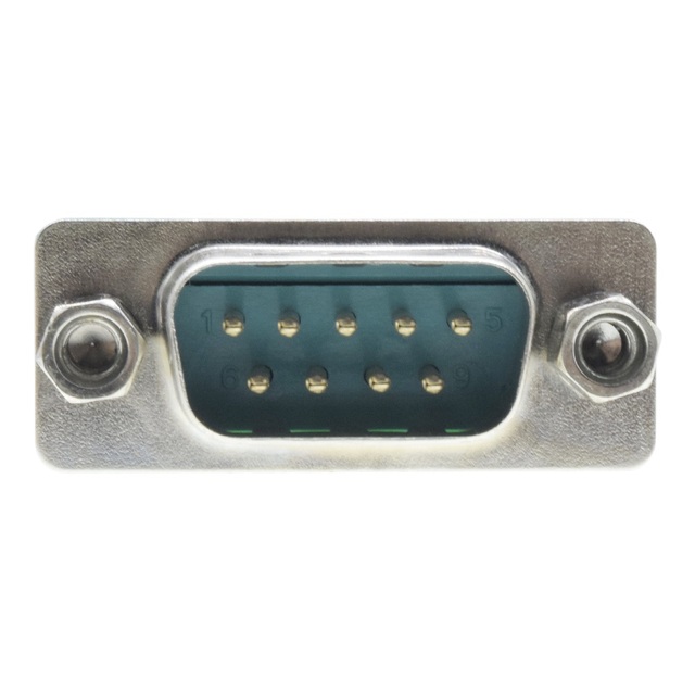 Nickel Plated Solderless DSUB 9pin DB9 Male Connector Without Shell PCB Termal Block Adapter Breakout DB VGA Connector Board