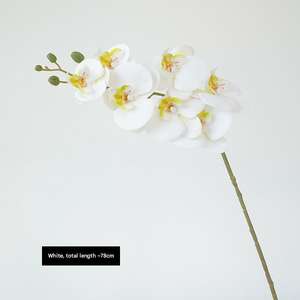 7-головные орхидеи фаленопсис с реалистичной пленкой идеально подходят для свадебных украшений в гостиной - Product Image 4