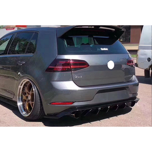 2017-2019 <span class=keywords><strong>Golf</strong></span> 7.5 <span class=keywords><strong>GTI</strong></span> MK7.5 Kit de carrosserie de diffuseur de pare-chocs arrière en Fiber de carbone nouveau diffuseur de séparateur de lèvre de pare-chocs arrière FRP - Product Image 3