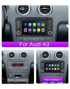 Unidad Principal de Auto con Android Auto y Carplay de 7 Pulgadas para <span class=keywords><strong>Audi</strong></span> <span class=keywords><strong>A3</strong></span> 8P <span class=keywords><strong>2003</strong></span>-2012, Radio de Auto, Reproductor de Audio Estéreo, Navegación GPS, BT, DSP - Product Image 5
