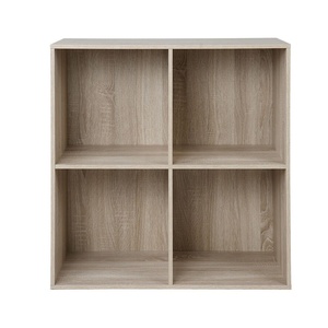 4 6 Cubo Gabinete de almacenamiento Madera Sala de estar Hogar Oficina Organizador de libros Librería - Product Image 5