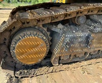 Excavatrice hydraulique Caterpillar 395 d'occasion à bras super long, configuration d'origine du fabricant, bras allongé pour dragage profond