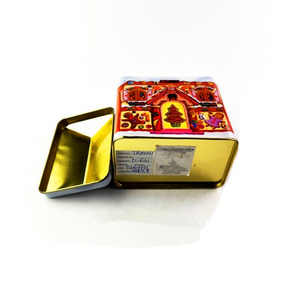 Tam Giác Hình Dạng Thực Phẩm Cấp In Biscuit <span class=keywords><strong>Tin</strong></span> Hộp Có Thể CONTAINER House <span class=keywords><strong>Tin</strong></span> Tùy Chỉnh Món Quà Hộp Có Thể Bán Buôn - Product Image 5