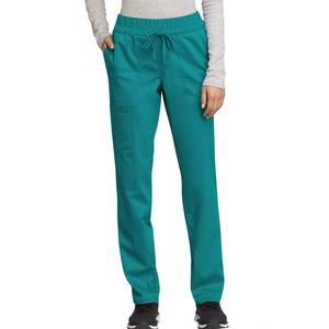 ชุดเครื่องแบบแพทย์ประจำโรงพยาบาลเสื้อสครับคอวีผ้ายืด4ทางสำหรับพยาบาลที่มีประสบการณ์ - Product Image 4