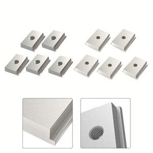 Curseur T-track pour outil de travail du bois Table de fraisage M6/M8 curseur T-Track en alliage d'aluminium T fente écrou pièces de rechange - Product Image 2