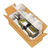 Emballage de vin responsable Plateaux de pulpe de bagasse biodégradables soucieux de la terre