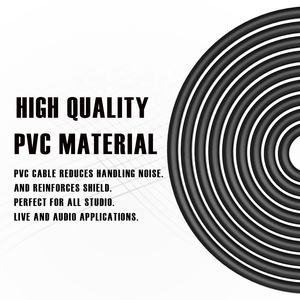 NAOMI 6.35 mm <strong>1</strong>/4" Mono to XLR Male Microphone Cable Quarter inch TS to XLR 3 Pin Unbalanced Interconnect Cable Blue&amp;Purple - Product Image 6