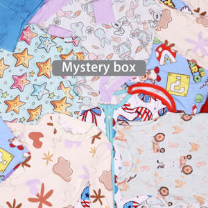 Hộp quà bí ẩn đồ ngủ tre Wei Wei số lượng lớn - Bộ đồ ngủ trẻ em chất liệu tre spandex tùy chỉnh hộp quà bí ẩn - Product Image 1