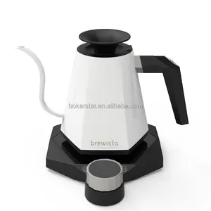 BrewistaXシリーズポータブルsmar0.8Lグースネック可変ステンレス鋼コーヒーケトル220v二重層電気ドリップケトル