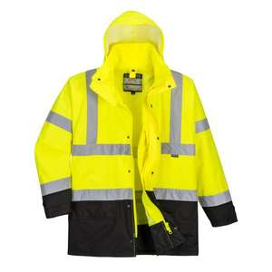 PORTWEST - S768YBRS Hi-vis Executive 5-en-1 chaqueta amarilla/negra-EAN 5036108267163 ROPA DE TRABAJO DE LA HI-VIS - Product Image 1