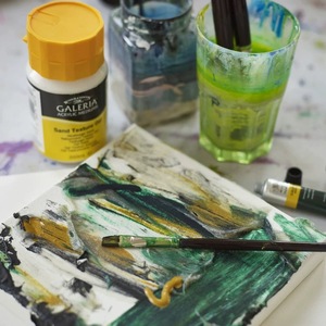 Winsor & <span class=keywords><strong>Newton</strong></span> Professional Galeria - Gel de Textura de Lava Negra para <span class=keywords><strong>Pintura</strong></span> Acrílica Fluida sobre Lienzo y Papel - Product Image 4
