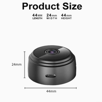 Mini caméra de surveillance intelligente sans fil A9, objectif grand angle HD, utilisation intérieure/extérieure, surveillance à distance WiFi, vision nocturne infrarouge