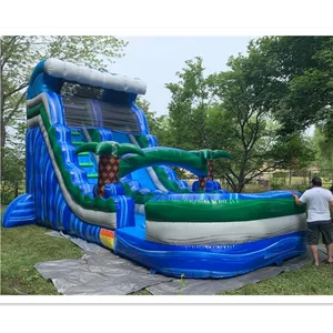 पानी स्प्रे के साथ Inflatable पानी स्लाइड/पानी स्लाइड के लिए बिक्री के लिए नई डिजाइन/पानी स्लाइड inflatable waterslide