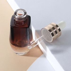 Botella de vidrio de aceite esencial de lujo personalizada de 20ml, cuentagotas de vidrio <span class=keywords><strong>Estel</strong></span> Serum Quality Skincare Glass Packaging Container - Product Image 3