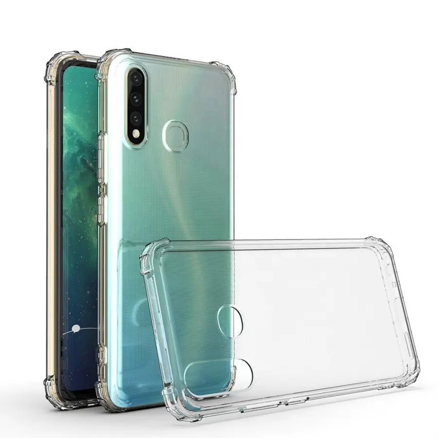 Crystal Clear Tpu Shockproof Back Cover Voor Vivo Z1 Pro Zii Z3 Z3X Z5i U3 U10 U20 Y12 Y15 Y17 y19 Y89 Y90 Y91C V9 V11 V17 S5 S6