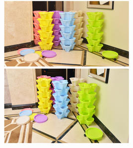 Plateau <span class=keywords><strong>pour</strong></span> pot de fleurs avec roulettes, multi-niveaux - Product Image 5