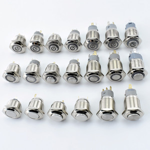 16 Mét Vòng momentary chuyển đổi khóa chuyển đổi pushbutton on off chuyển 16 Mét 1NO <span class=keywords><strong>push</strong></span> <span class=keywords><strong>button</strong></span> LED không thấm nước - Product Image 6