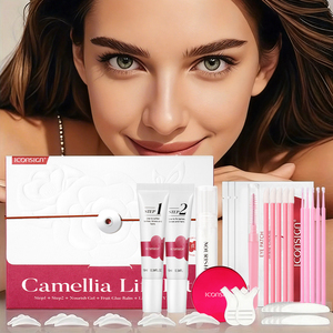 ICONSIGN Kit <span class=keywords><strong>Laminazione</strong></span> <span class=keywords><strong>Ciglia</strong></span> e Sopracciglia 2in1 con Cisteamina HCL Naturale Coreana Vegana alla Camelia, Effetto Ricciolo 90 Giorni, <span class=keywords><strong>Set</strong></span> Permanente <span class=keywords><strong>Ciglia</strong></span> - Product Image 1