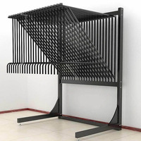 Factory Sell Modern Flooring Hanging Rug Rack Carpet Display Stand