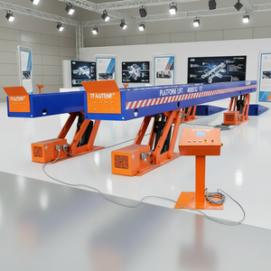 Elevador de Tijera Hidráulico con Cable TFAUTENF CE 40T para Camiones Pesados, Elevador de Tijera para Autobuses, Elevador de Tijera Grande - Product Image 1