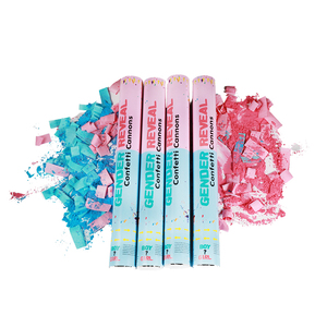 Lanceur de confettis à base de plantes vibrant accessoire d'annonce de grossesse incontournable pour les douches - Product Image 3