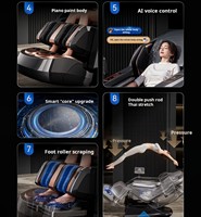 Chaise de massage commerciale 4D à corps entier, électrique, portable, à monnayeur, modèle C63, avec système de paiement professionnel Bluetooth