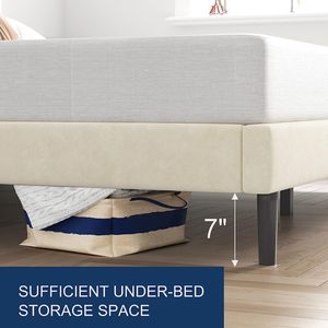 Offre Spéciale plate-forme rembourrée à cadre de <span class=keywords><strong>lit</strong></span> <span class=keywords><strong>complet</strong></span> à lattes de bois modernes et solides avec tête de <span class=keywords><strong>lit</strong></span> - Product Image 5