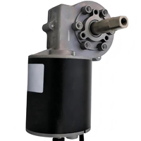 Moteur CC à balais à couple élevé de 77 mm avec configuration à double axe, moteur à aimant permanent pour machines de rééducation et bateaux