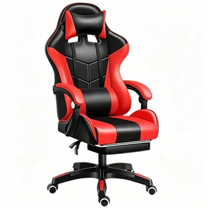 Chaise de jeu de course Esports avec accoudoirs et repose-pieds articulés, chaise d'ordinateur ergonomique, vente en gros - Product Image 1