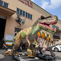 Modèle de dinosaure électrique réaliste animatronique pour parc d'attractions