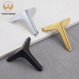 YOYOW mobili in oro moderno gambe per caffè ufficio tavolo letto divano camera da letto soggiorno ospedale-metallo resistente - Product Image 1