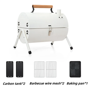 CHRT hogar portátil al aire libre <span class=keywords><strong>barbacoa</strong></span> estufa conjunto completo horno de carbón herramienta <span class=keywords><strong>barbacoa</strong></span> espesado carbón parrilla Picnic Charbroiler - Product Image 3