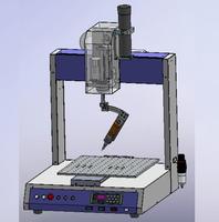Machine de distribution de colle automatique à quatre axes, axe rotatif R, robot de distribution de colle 331R, distributeur de colle automatique