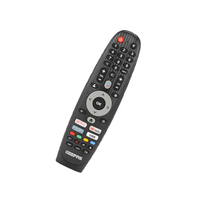 Télécommande GEEPAS 45 touches OEM ODM de l'usine Hostrong, compatible avec les téléviseurs intelligents LED LCD HDTV, personnalisation possible