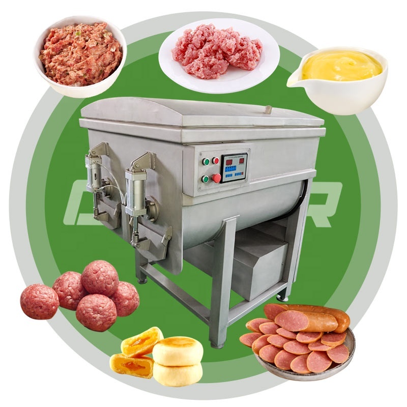 Промышленный Электрический вакуумный миксер для мяса из нержавеющей стали на 200 л