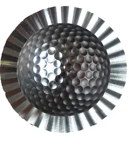 Kunden spezifische CNC-Bearbeitung Aluminium Golf form, CNC Golf Ball Shell Form