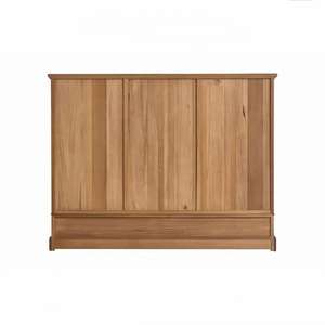 Modern Design African Teak <b>Solid</b> <b>Wood</b> Space-Saving Multi-Purpose Dining Storage Wall Tea Cabinet <b>Bookcase</b> for Living Room Hotel - Product Image 4