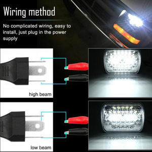 Jeep 7x6 Inch Square <b>Led</b> <b>Headlight</b> 20000 Lm 6000K 12V For Retrofit Upgrade Universal Fitment - Product Image 4