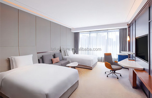 Fabricante de Muebles para Dormitorios, Juego de Habitación de Hotel Personalizado OEM, Precio Competitivo Directo de Fábrica, Estructura de Cama Tapizada con Panel de MDF - Product Image 6