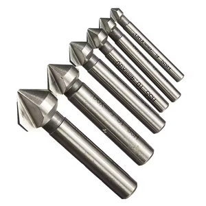 6.3-20.5MM HSS <strong>Countersink</strong> Bore 6pcs Round Shank Chamfer <strong>Drill</strong> Bit 3 Flute 90 Degree Chamfer <strong>Countersink</strong> <strong>Drill</strong> Bit Set - Product Image 5