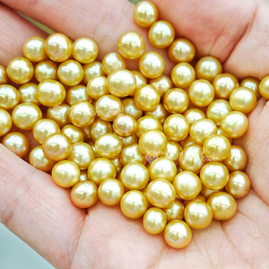ไข่มุกน้ำจืดธรรมชาติย้อมสีทรงกลมขนาด 6 มม. ถึง 7 มม. หลากสีสันจาก Muses Jewels ลดราคาพิเศษสำหรับทำเครื่องประดับ - Product Image 4