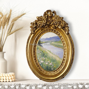 <span class=keywords><strong>Marco</strong></span> DE FOTOS dorado de resina polivinílica simple con soporte negro de cristal 4x6 adorno de foto para decoración del hogar - Product Image 5