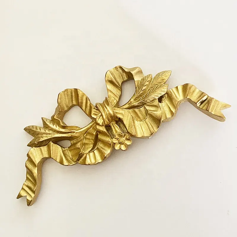 European-style resin bow gold relief wall decoration wall hanging posing props photo frame combination decorative ornament