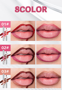 MLM Customized8 Colors Water Texture Peel Off Lip Glaze Long Lasting High Color Rendering Cruelty Free Lip Soft matte lip glaze - Product Image 4