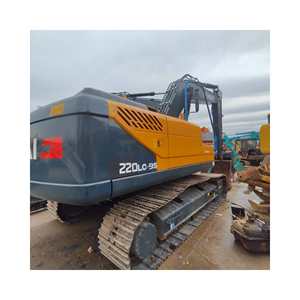 Excavatrice sur chenilles Hyundai de 22 tonnes d'occasion fabriquée en Corée avec moteur et moteur de 124kW, puissance de 1.2m, capacité du godet, prix d'usine - Product Image 1